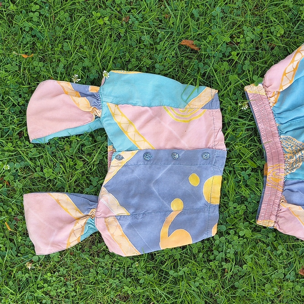 Tropical Tantrum|| Two-Piece Set || Crop Top & Skirt With Pockets